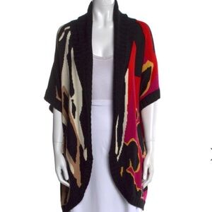 Diane von Furstenberg Colorful Open Sweater